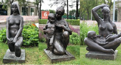L.D. Muravin sculptures